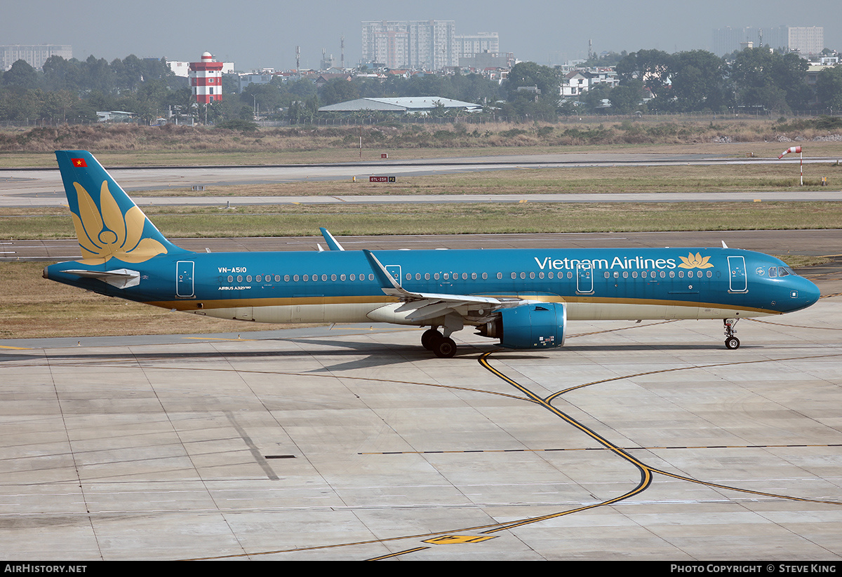 Aircraft Photo of VN-A510 | Airbus A321-272N | Vietnam Airlines | AirHistory.net #578828