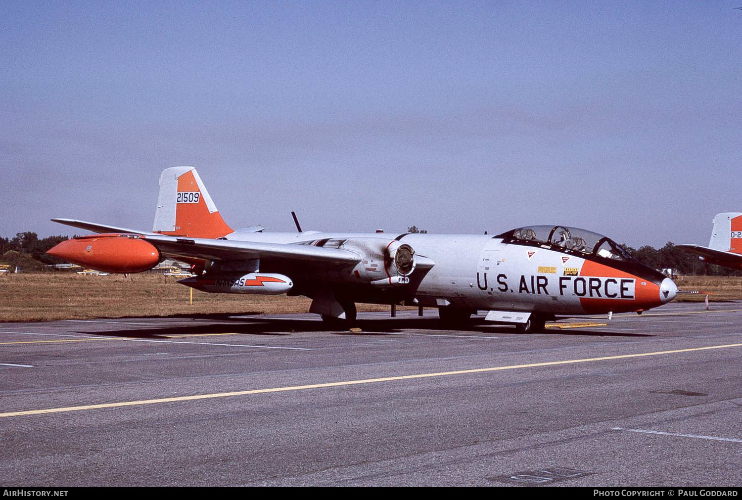 Aircraft Photo of 52-1509 / 21509 | Martin EB-57B Canberra | USA - Air Force | AirHistory.net #578829