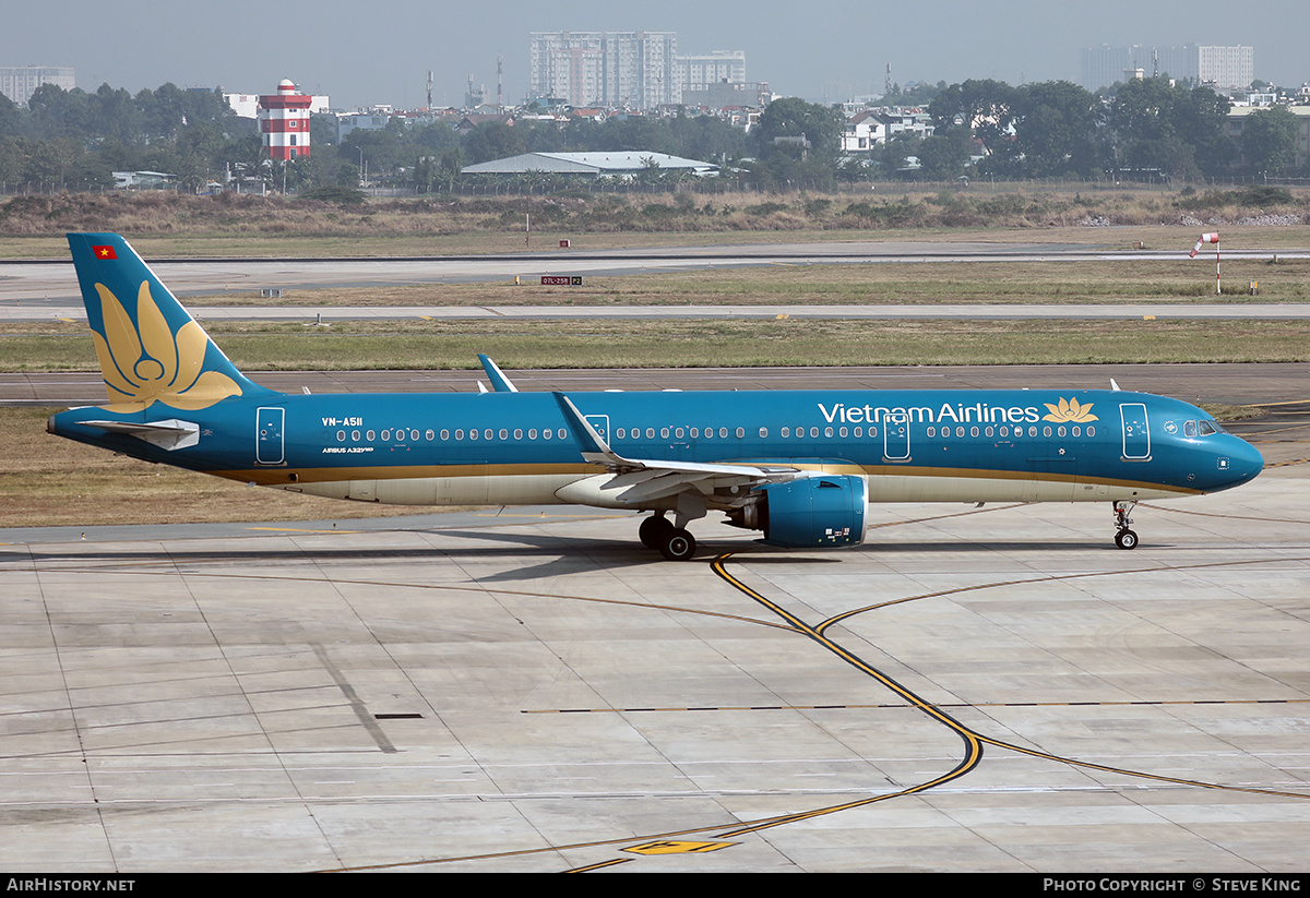 Aircraft Photo of VN-A511 | Airbus A321-272N | Vietnam Airlines | AirHistory.net #578830
