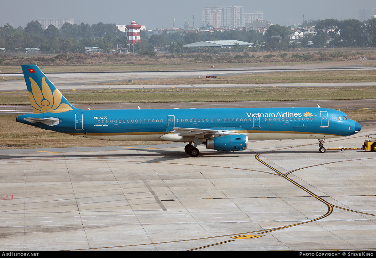 Aircraft Photo of VN-A390 | Airbus A321-231 | Vietnam Airlines | AirHistory.net #578832