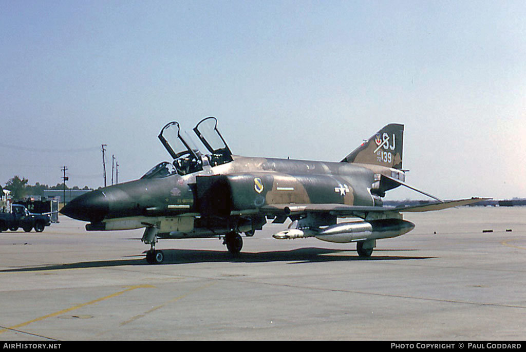 Aircraft Photo of 72-0139 / AF72-139 | McDonnell Douglas F-4E Phantom II | USA - Air Force | AirHistory.net #578836