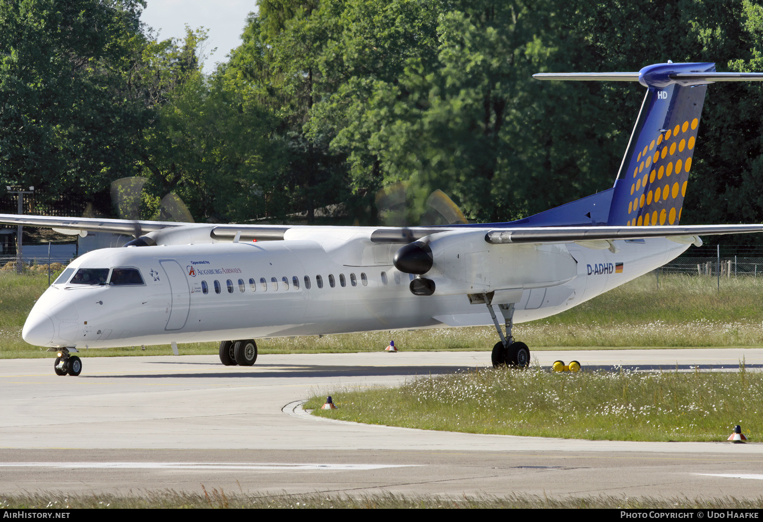 Aircraft Photo of D-ADHD | Bombardier DHC-8-402 Dash 8 | Augsburg Airways | AirHistory.net #578842