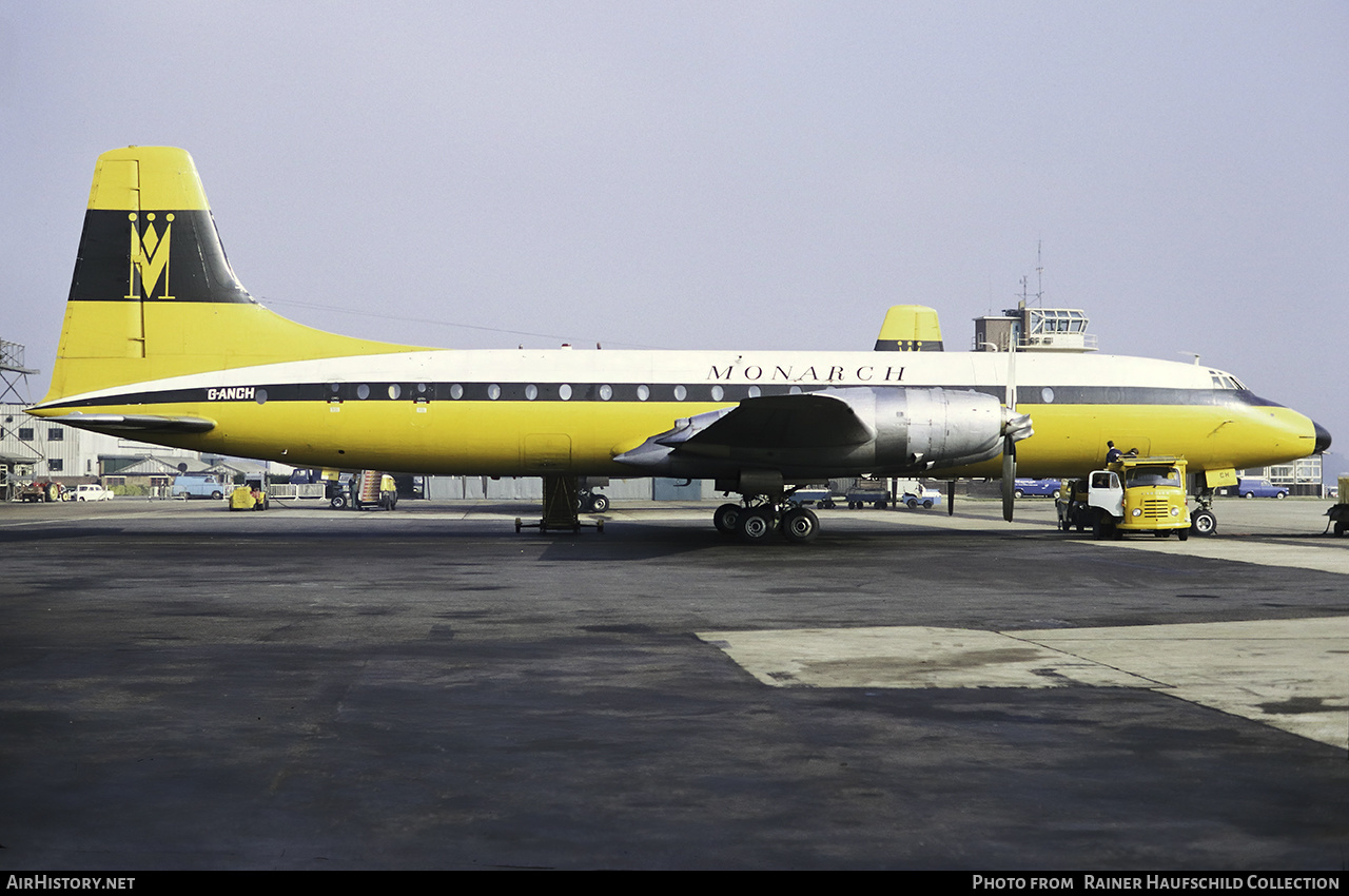 Aircraft Photo of G-ANCH | Bristol 175 Britannia 309 | Monarch Airlines | AirHistory.net #578902