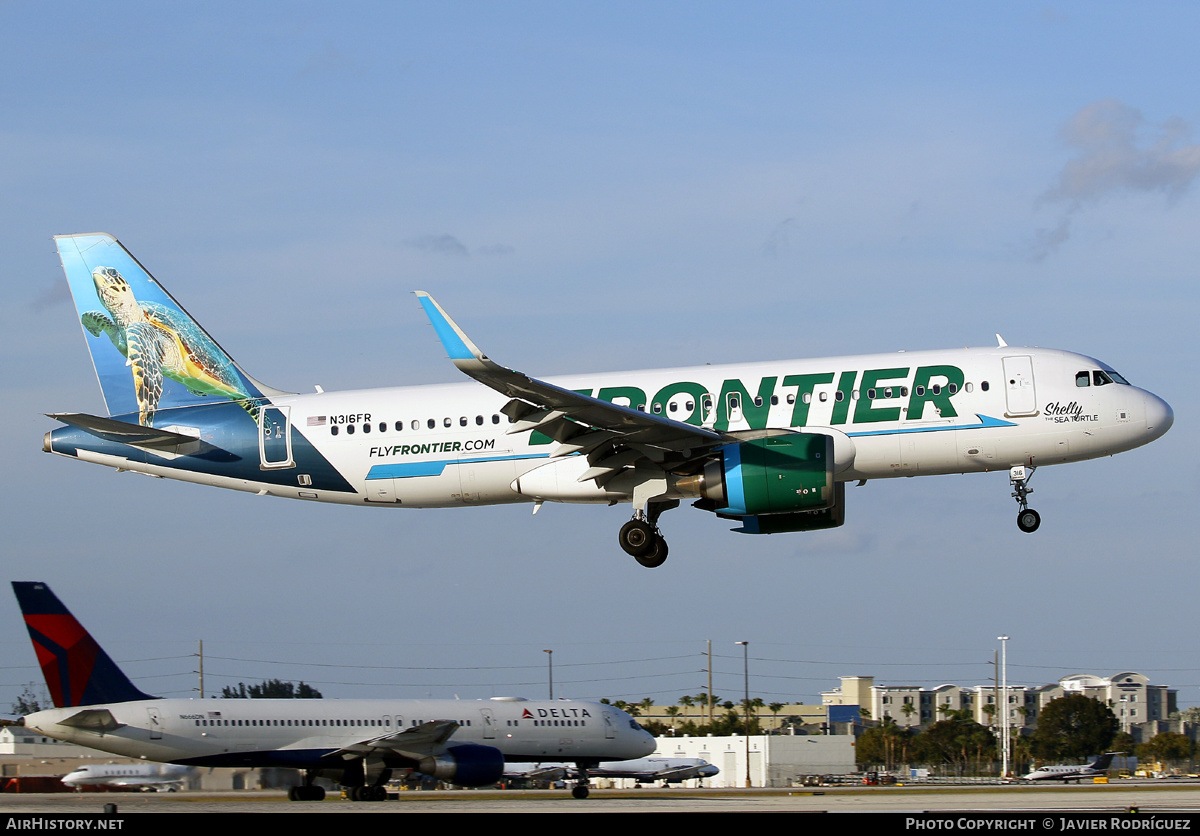 Aircraft Photo of N316FR | Airbus A320-251N | Frontier Airlines | AirHistory.net #578905