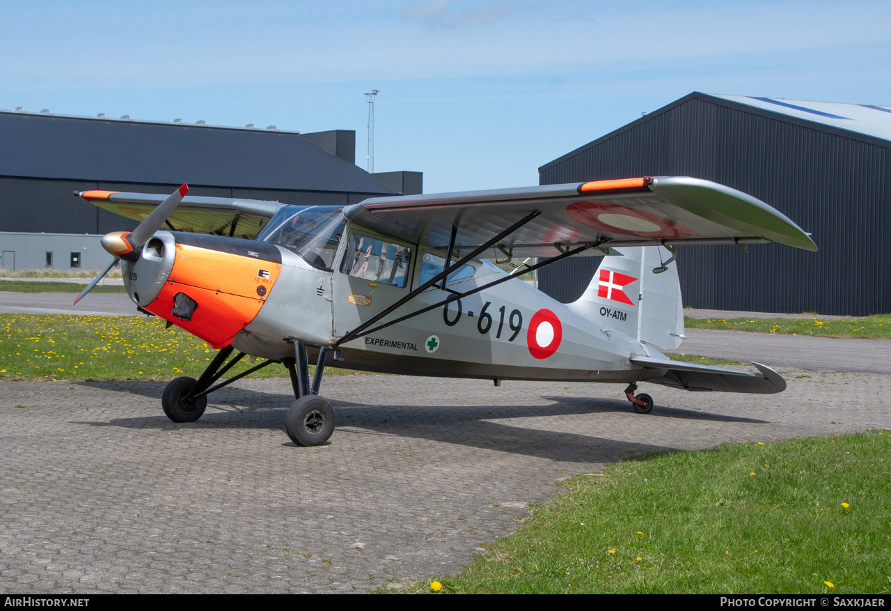 Aircraft Photo of OY-ATM / O-619 | SAI KZ VII U-8 Lærke | Denmark - Air Force | AirHistory.net #578936