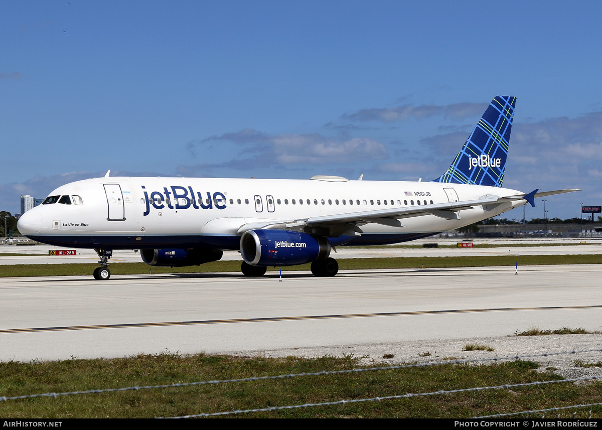 Aircraft Photo of N561JB | Airbus A320-232 | JetBlue Airways | AirHistory.net #578937
