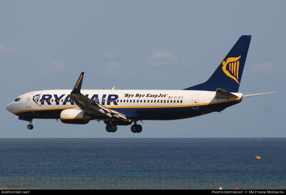 Aircraft Photo of EI-DLO | Boeing 737-8AS | Ryanair | AirHistory.net #578944