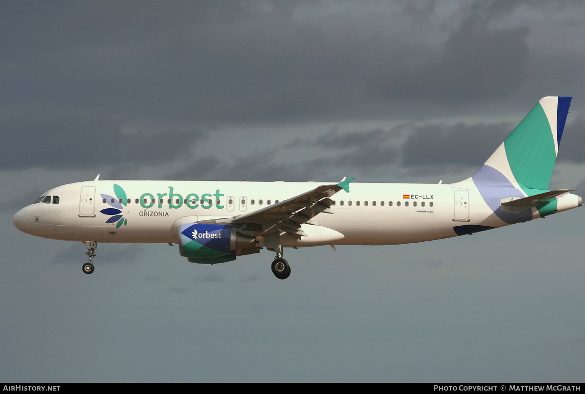Aircraft Photo of EC-LLX | Airbus A320-214 | Orbest Orizonia Airlines | AirHistory.net #578955