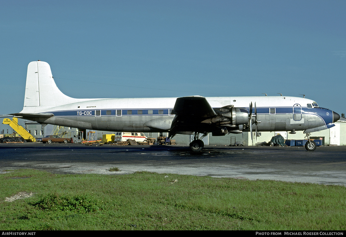 Aircraft Photo of TG-COC | Douglas DC-6A | Aerolineas de Guatemala - Aviateca | AirHistory.net #578965