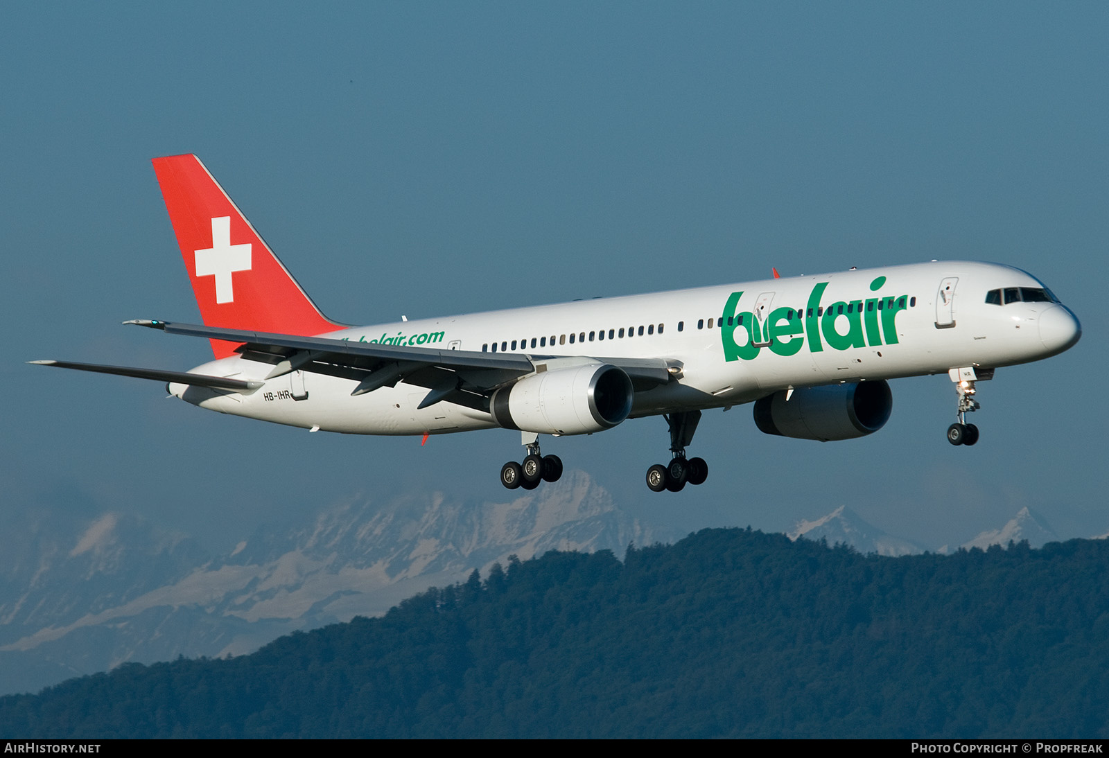 Aircraft Photo of HB-IHR | Boeing 757-2G5 | Belair | AirHistory.net #579021