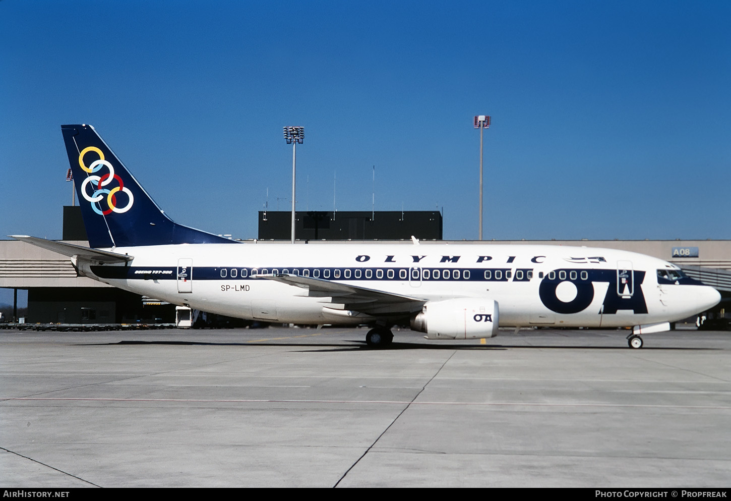 Aircraft Photo of SP-LMD | Boeing 737-36N | Olympic | AirHistory.net #579033