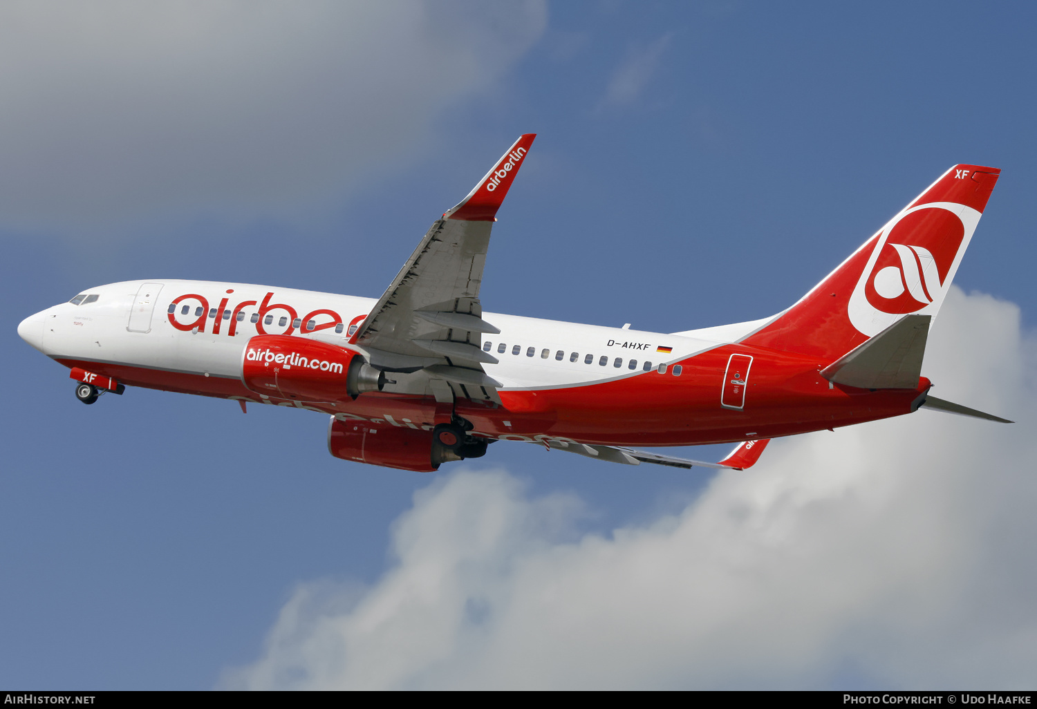 Aircraft Photo of D-AHXF | Boeing 737-7K5 | Air Berlin | AirHistory.net #579044