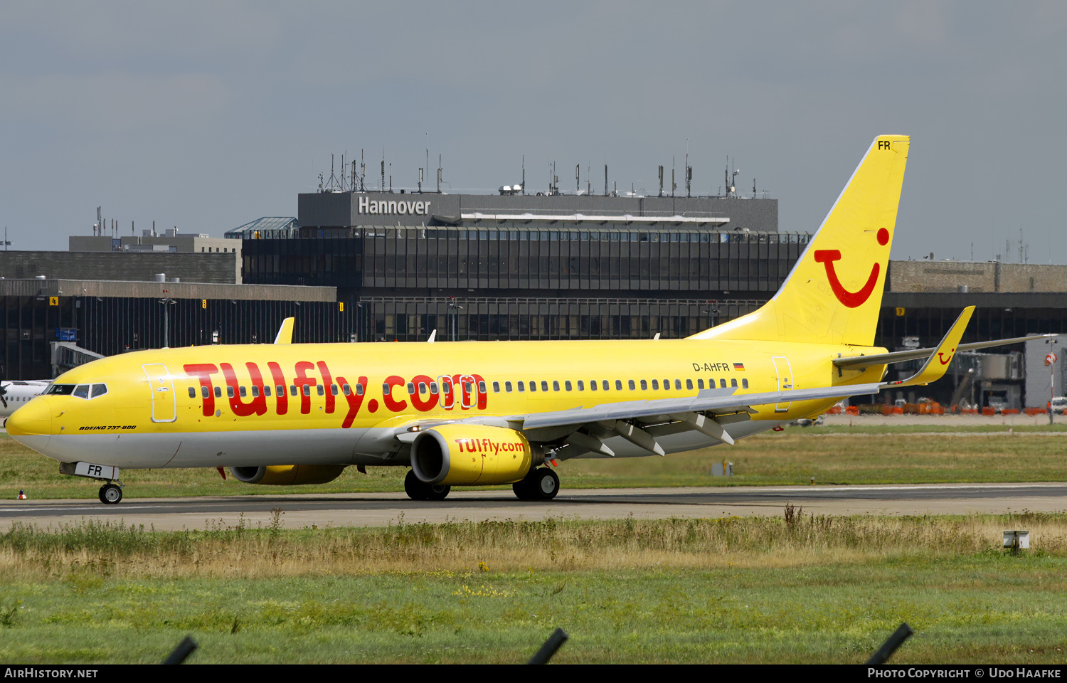 Aircraft Photo of D-AHFR | Boeing 737-8K5 | TUIfly | AirHistory.net #579047