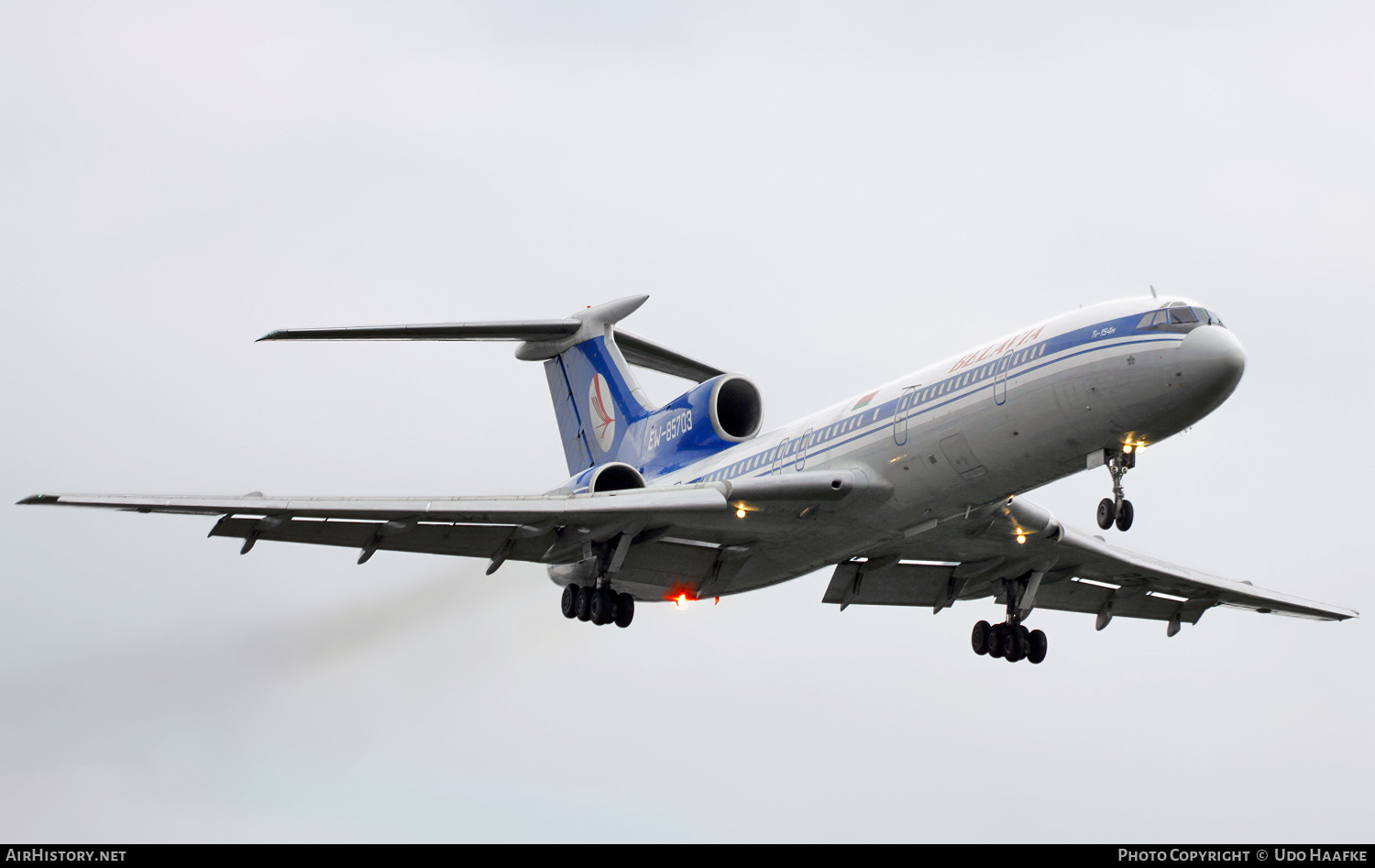 Aircraft Photo of EW-85703 | Tupolev Tu-154M | Belavia | AirHistory.net #579050