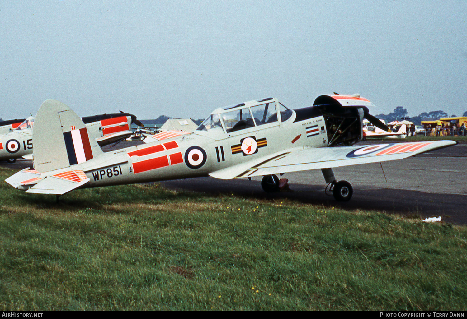 Aircraft Photo of WP851 | De Havilland Canada DHC-1 Chipmunk T10 | UK - Air Force | AirHistory.net #579065