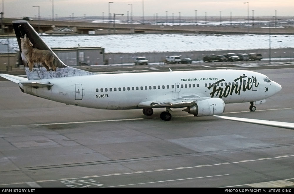 Aircraft Photo of N316FL | Boeing 737-36E | Frontier Airlines | AirHistory.net #579074