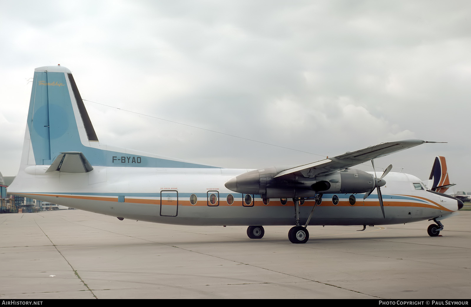 Aircraft Photo of F-BYAO | Fokker F27-100 Friendship | East-West Airlines | AirHistory.net #579098