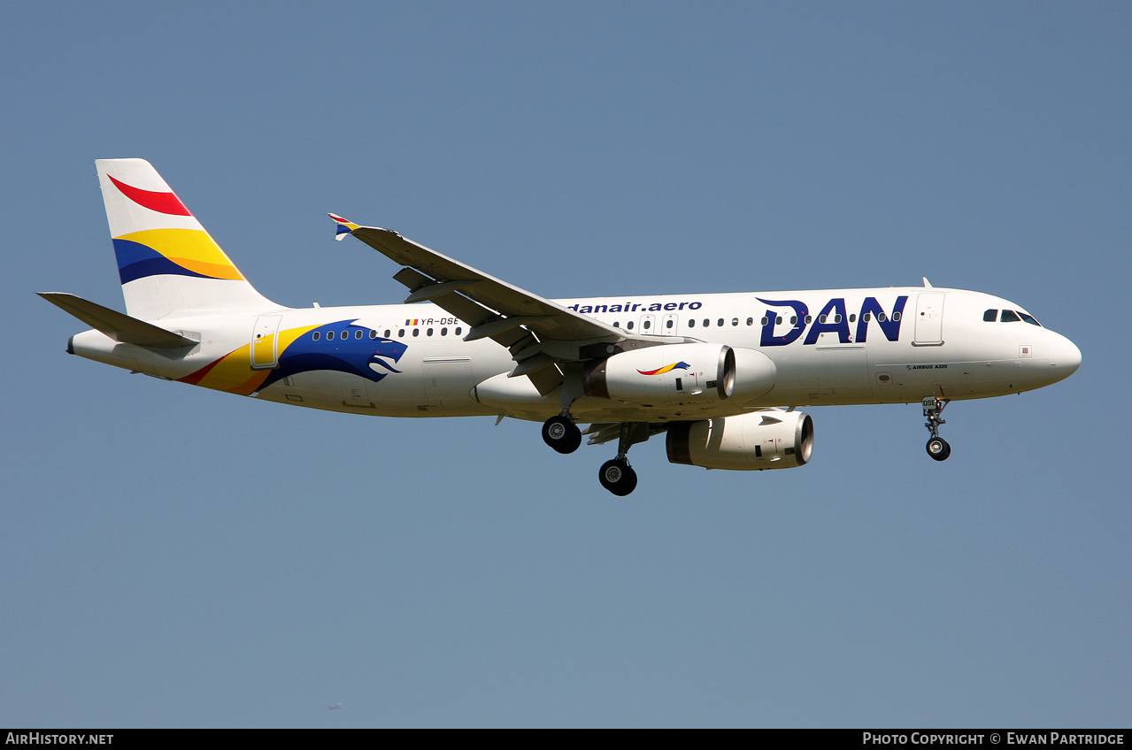 Aircraft Photo of YR-DSE | Airbus A320-232 | Dan Air | AirHistory.net #579106