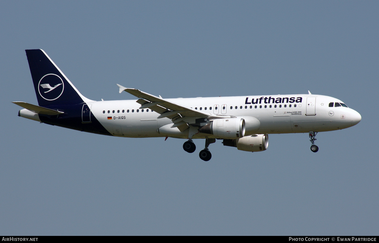 Aircraft Photo of D-AIQS | Airbus A320-211 | Lufthansa | AirHistory.net #579110