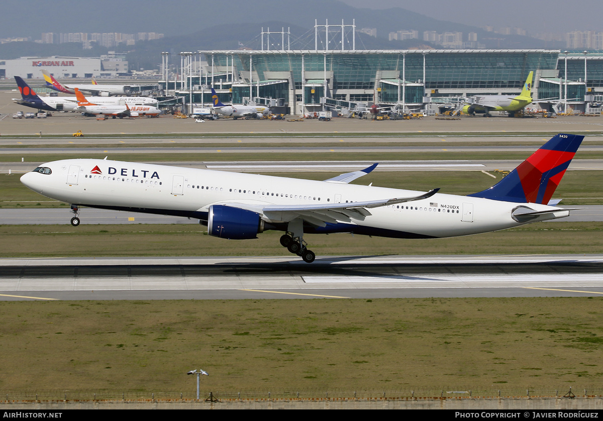 Aircraft Photo of N420DX | Airbus A330-941N | Delta Air Lines | AirHistory.net #579153