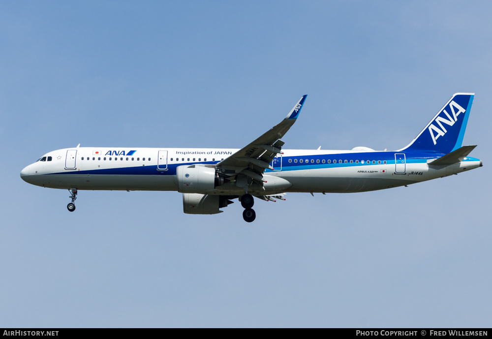 Aircraft Photo of JA144A | Airbus A321-272N | All Nippon Airways - ANA | AirHistory.net #579166