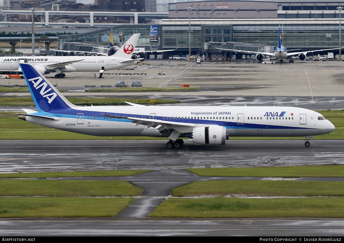 Aircraft Photo of JA935A | Boeing 787-9 Dreamliner | All Nippon Airways - ANA | AirHistory.net #579173