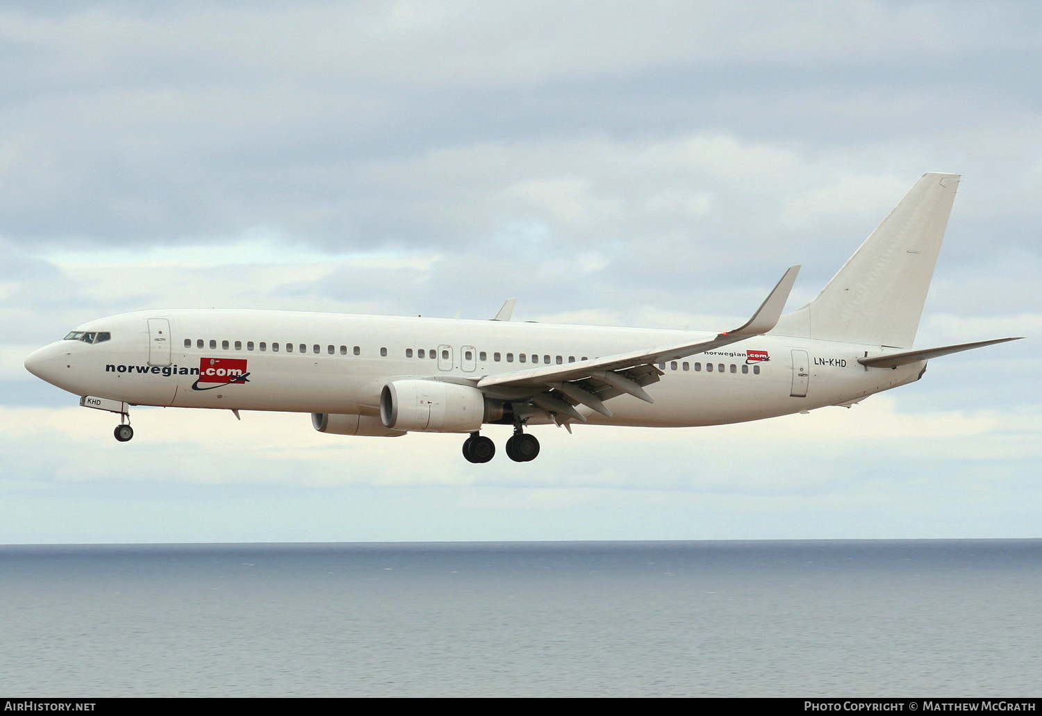 Aircraft Photo of LN-KHD | Boeing 737-8BK | Norwegian | AirHistory.net #579181
