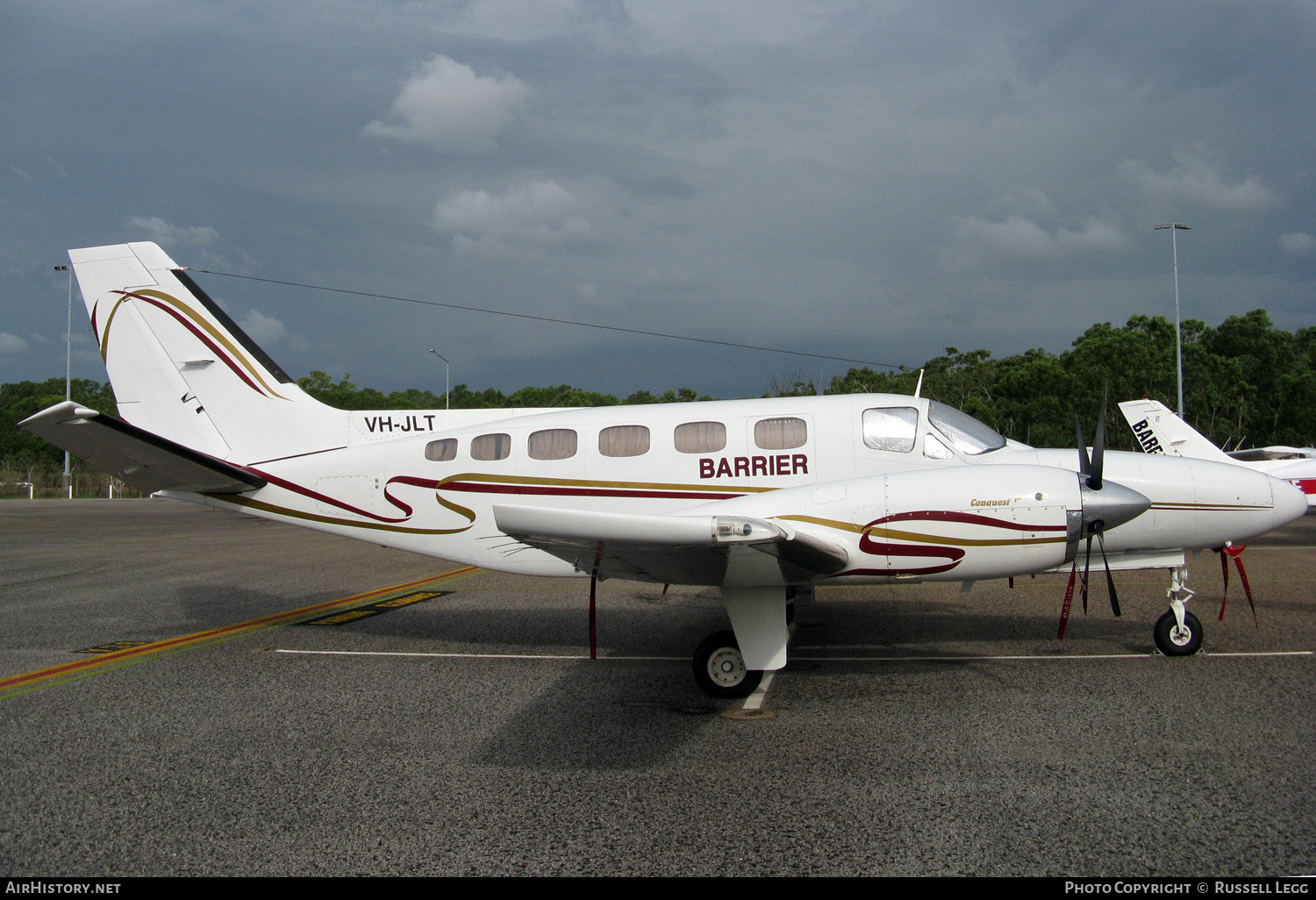 Aircraft Photo of VH-JLT | Cessna 441 Conquest | Barrier Air | AirHistory.net #579188