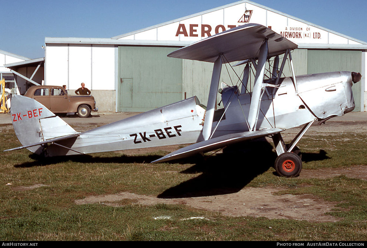 Aircraft Photo of ZK-BEF | De Havilland D.H. 82A Tiger Moth | AirHistory.net #579192
