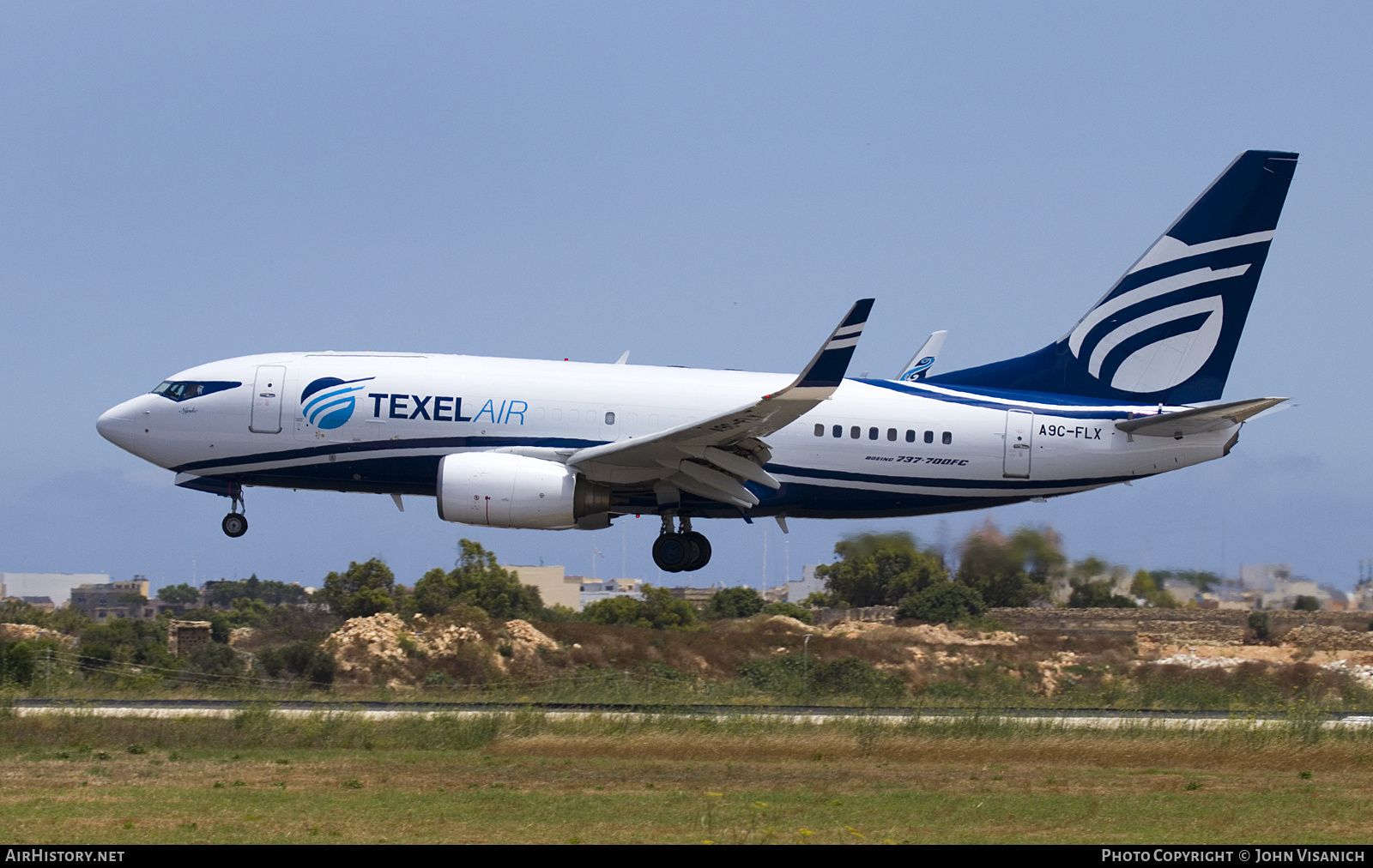 Aircraft Photo of A9C-FLX | Boeing 737-76Q/FC | Texel Air | AirHistory.net #579194