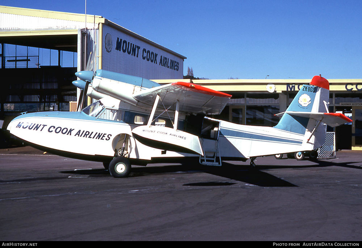 Aircraft Photo of ZK-BGQ | TEAL G-44 Super Widgeon | Mount Cook Airlines | AirHistory.net #579198