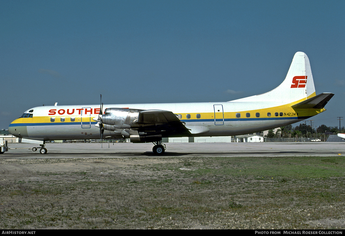 Aircraft Photo of N423MA | Lockheed L-188C Electra | Southeast Airlines | AirHistory.net #579211