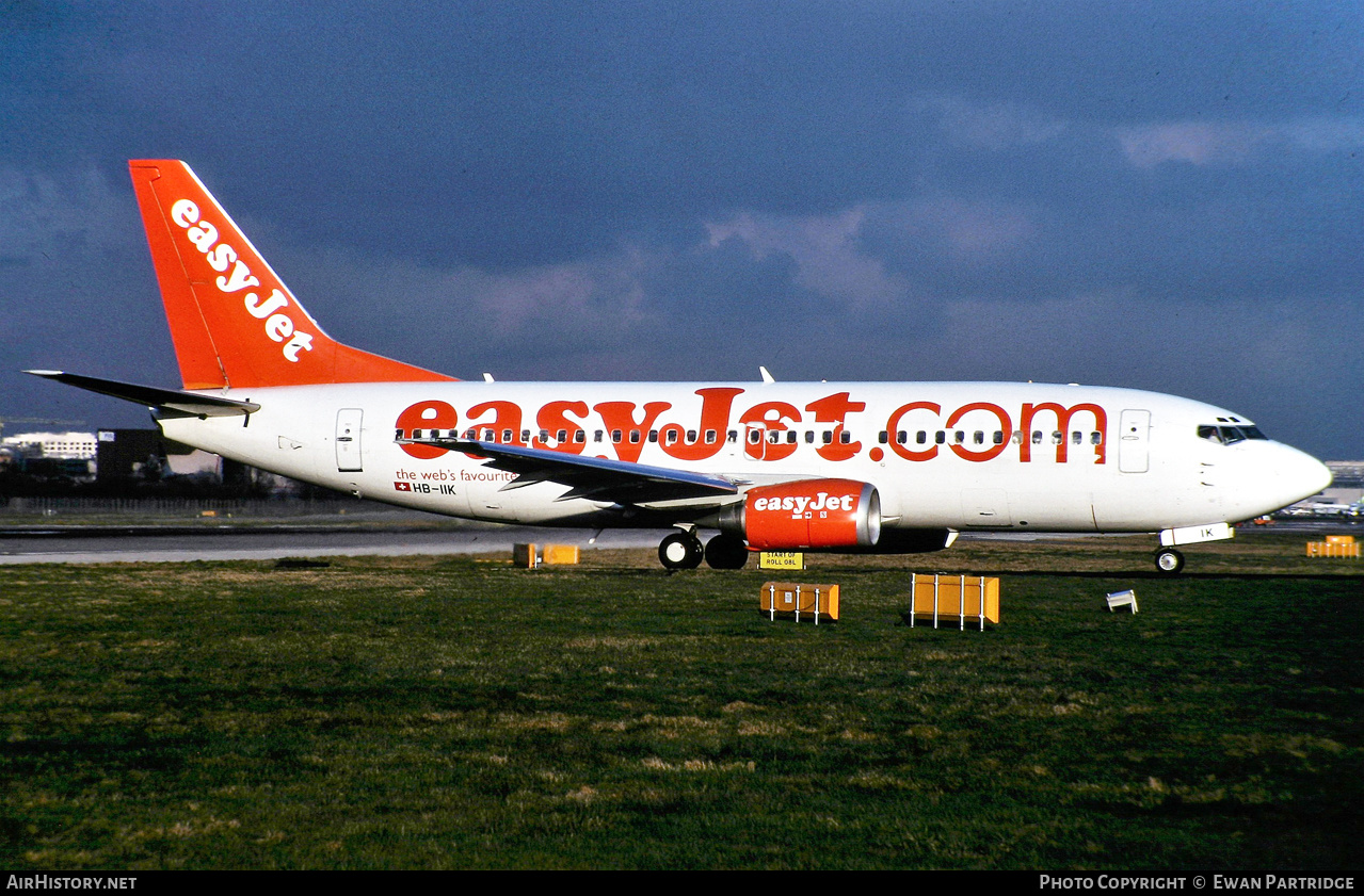 Aircraft Photo of HB-IIK | Boeing 737-33V | EasyJet | AirHistory.net #579220