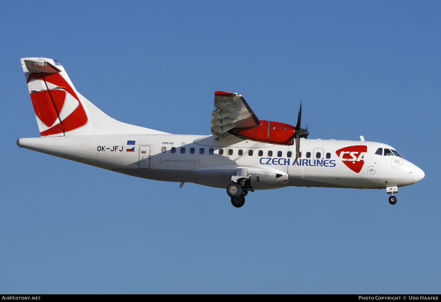 Aircraft Photo of OK-JFJ | ATR ATR-42-500 | ČSA - Czech Airlines | AirHistory.net #579231