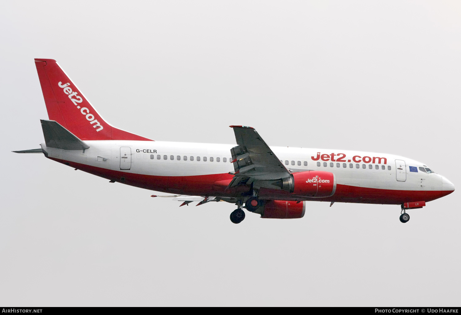 Aircraft Photo of G-CELR | Boeing 737-330(QC) | Jet2 | AirHistory.net #579243