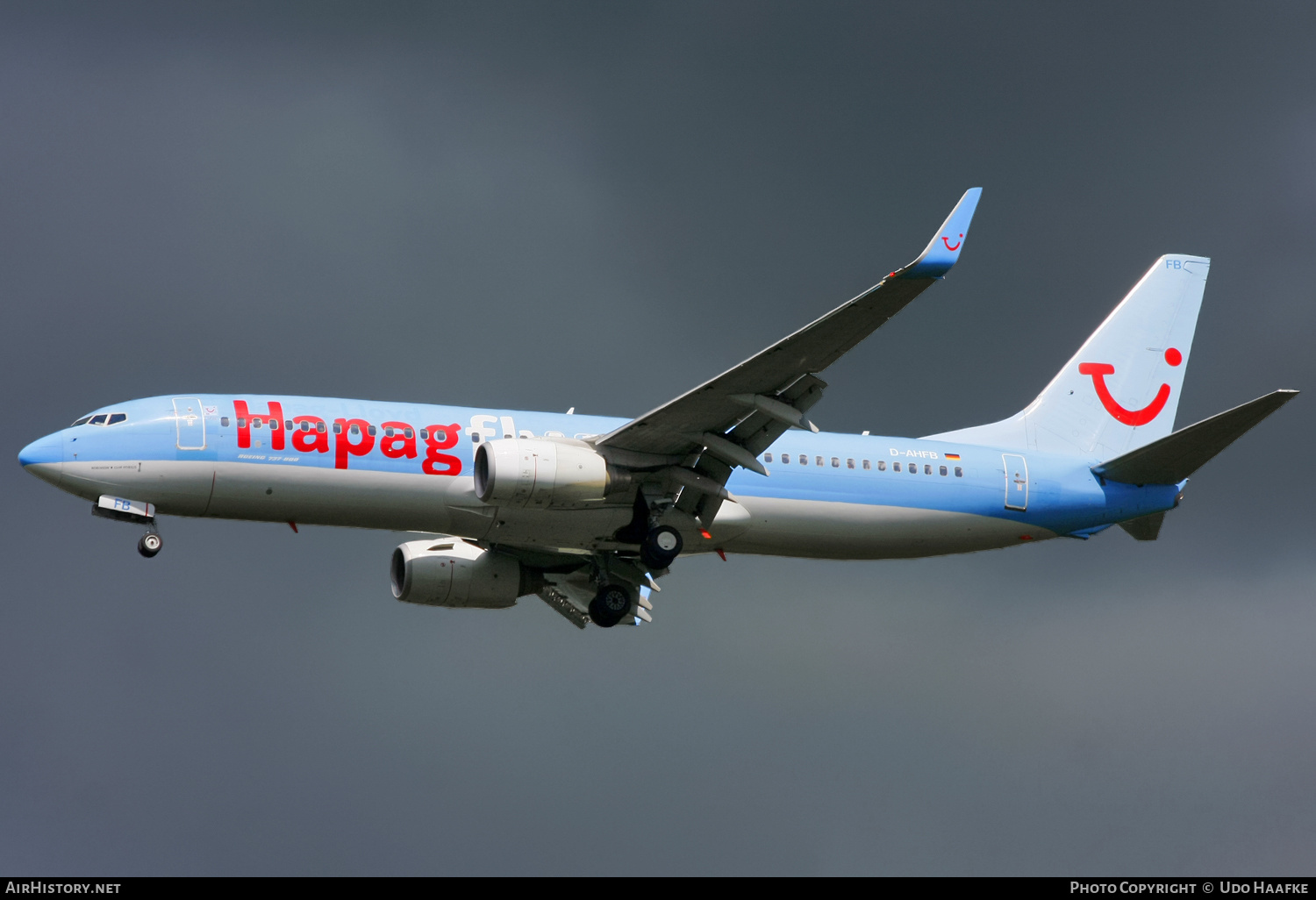 Aircraft Photo of D-AHFB | Boeing 737-8K5 | Hapagfly | AirHistory.net #579255