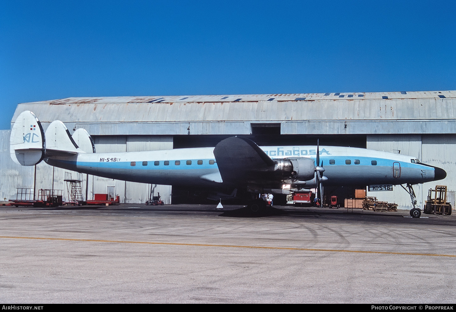 Aircraft Photo of HI-548CT | Lockheed C-121C Super Constellation | Aerochago | AirHistory.net #579269