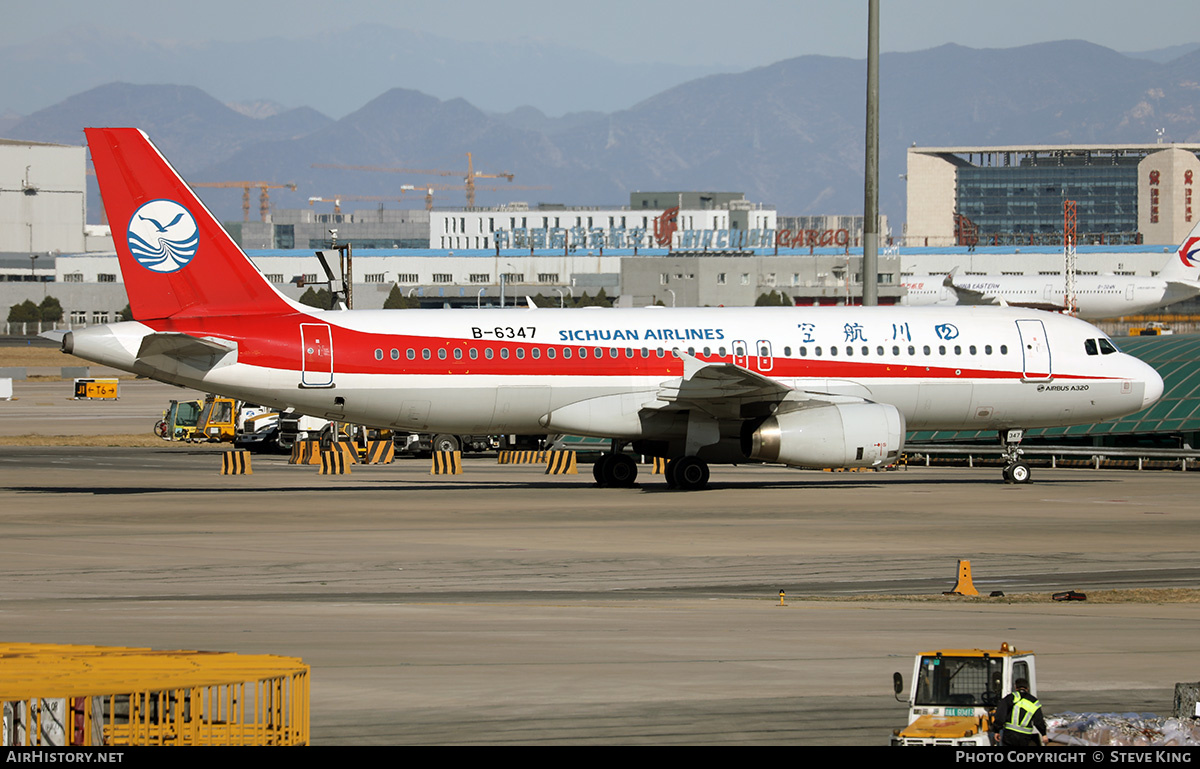Aircraft Photo of B-6347 | Airbus A320-232 | Sichuan Airlines | AirHistory.net #579273