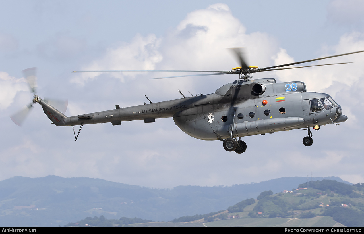 Aircraft Photo of 28 blue | Mil Mi-8T | Lithuania - Air Force | AirHistory.net #579278