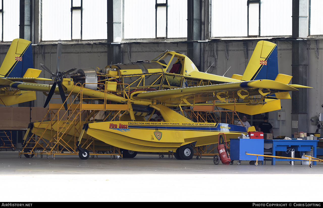 Aircraft Photo of Z3-BGT | Air Tractor AT-802F Fire Boss (AT-802A) | Protection and Rescue Directorate | AirHistory.net #579286