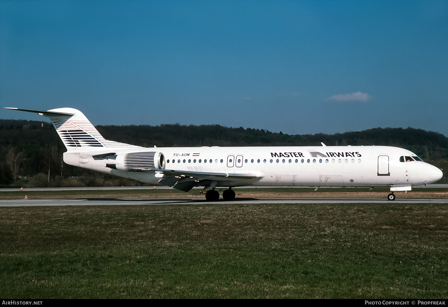 Aircraft Photo of YU-AOM | Fokker 100 (F28-0100) | Master Airways | AirHistory.net #579304