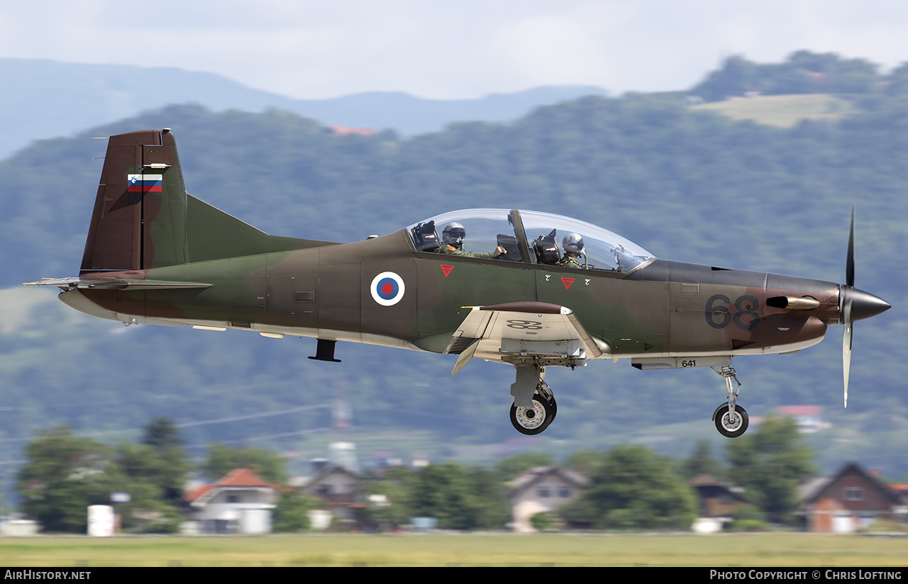 Aircraft Photo of L9-68 | Pilatus PC-9M Hudournik | Slovenia - Air Force | AirHistory.net #579314