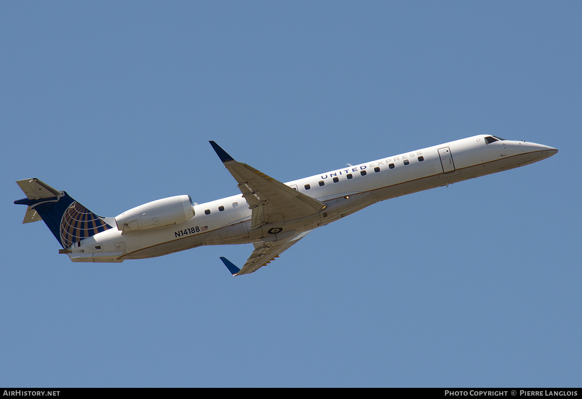 Aircraft Photo of N14188 | Embraer ERJ-145XR (EMB-145XR) | United Express | AirHistory.net #579345