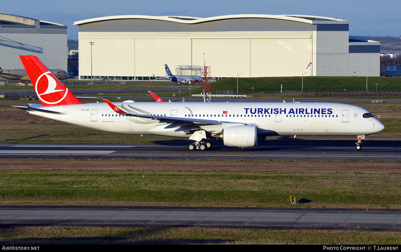 Aircraft Photo of TC-LGH | Airbus A350-941 | Turkish Airlines | AirHistory.net #579370