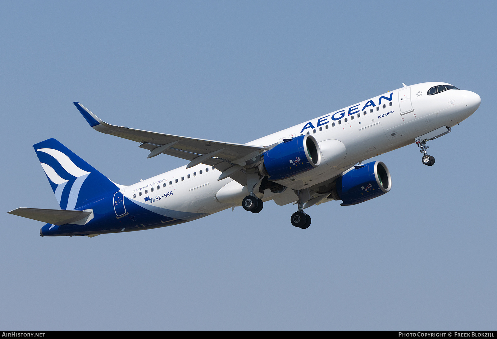 Aircraft Photo of SX-NEG | Airbus A320-271N | Aegean Airlines | AirHistory.net #579376