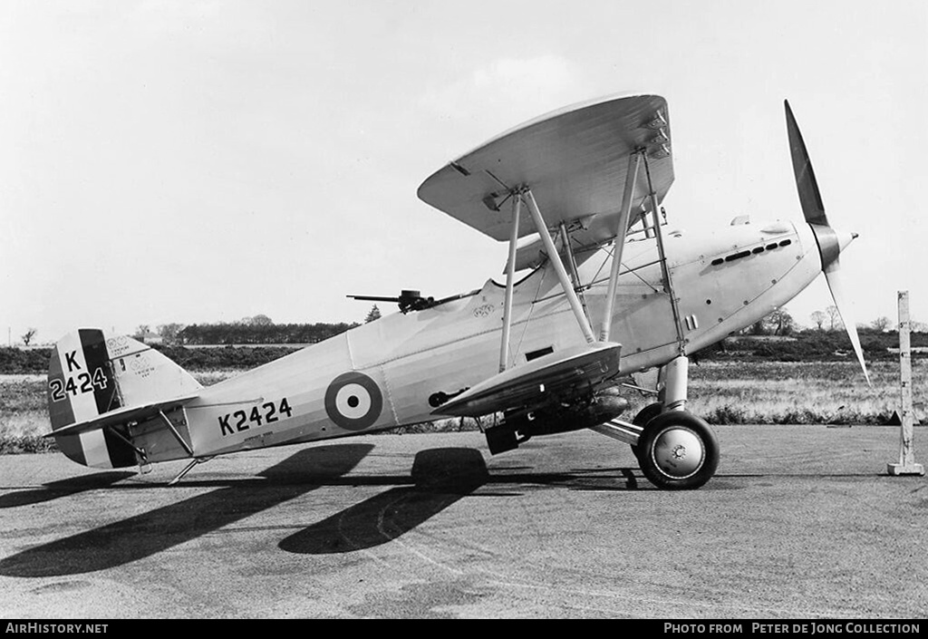 Aircraft Photo of K2424 | Hawker Hart I | UK - Air Force | AirHistory.net #579416