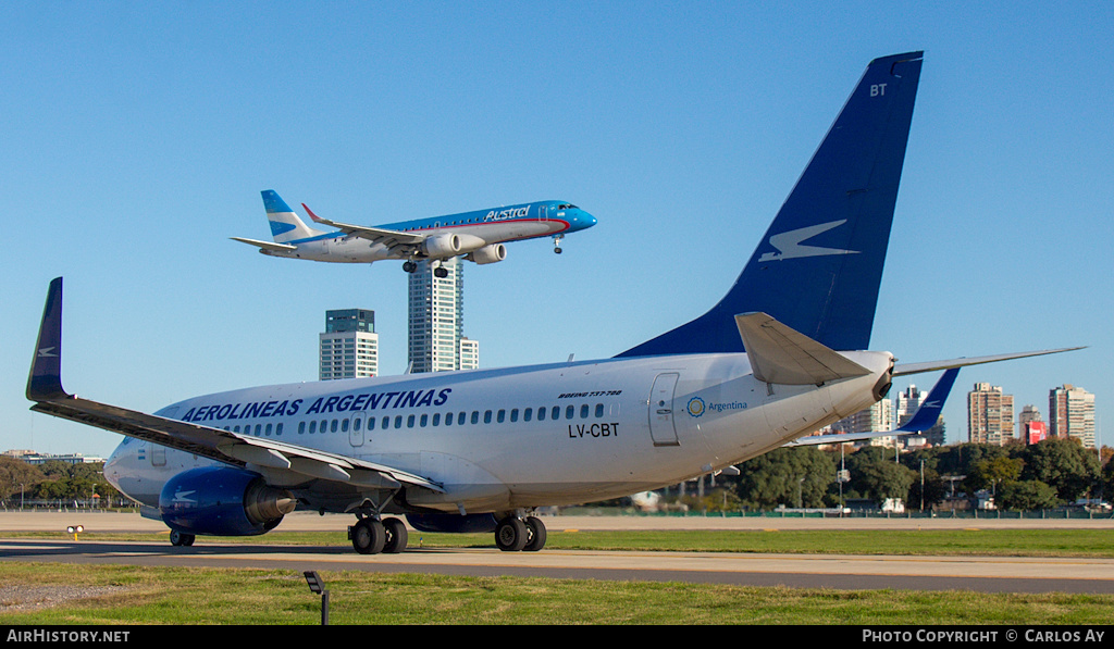 Aircraft Photo of LV-CBT | Boeing 737-76N | Aerolíneas Argentinas | AirHistory.net #579425