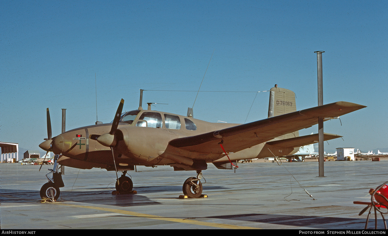 Aircraft Photo of 57-6063 / 0-76063 | Beech RU-8D Seminole (50) | USA - Army | AirHistory.net #579427