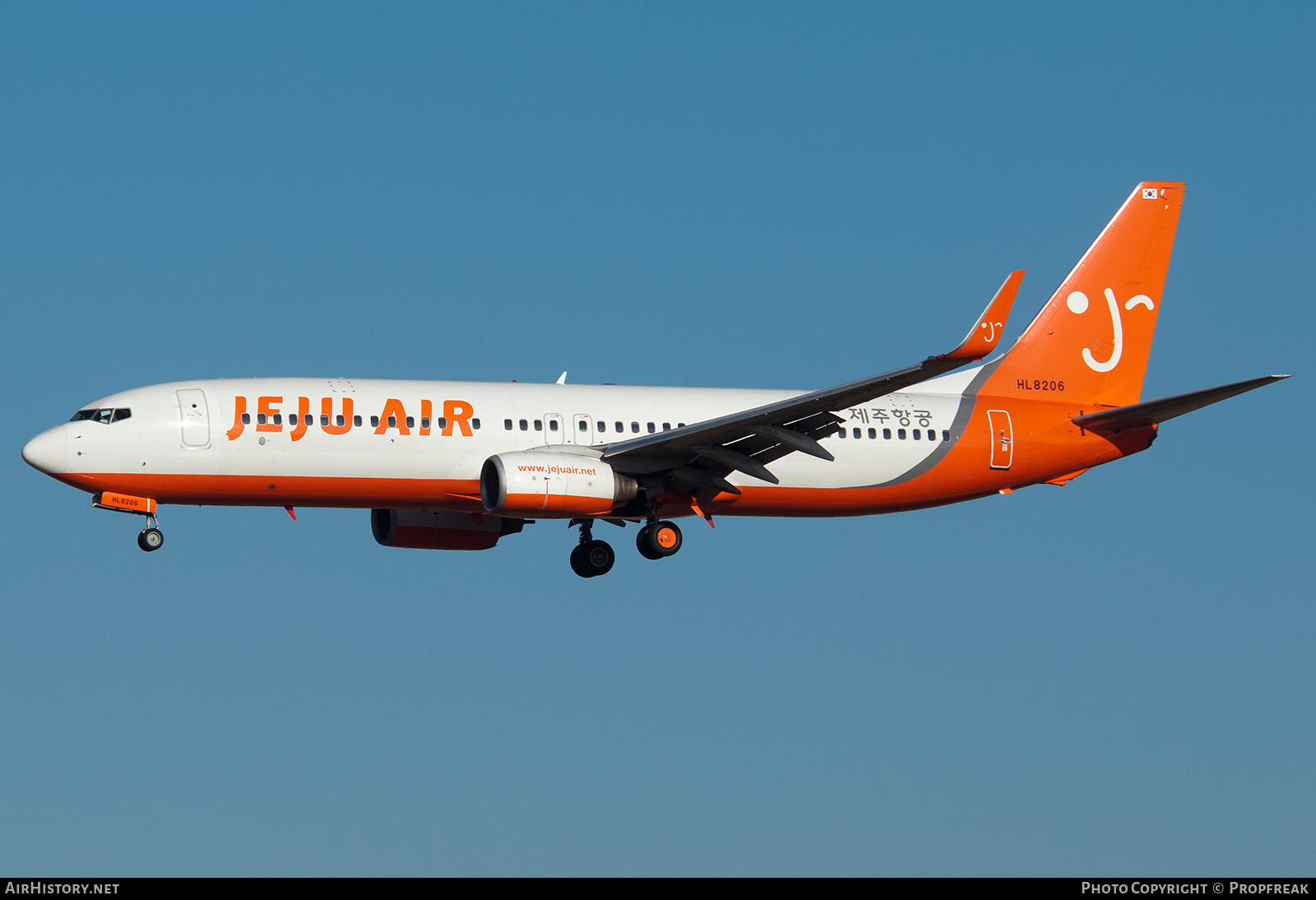 Aircraft Photo of HL8206 | Boeing 737-86J | Jeju Air | AirHistory.net #579457