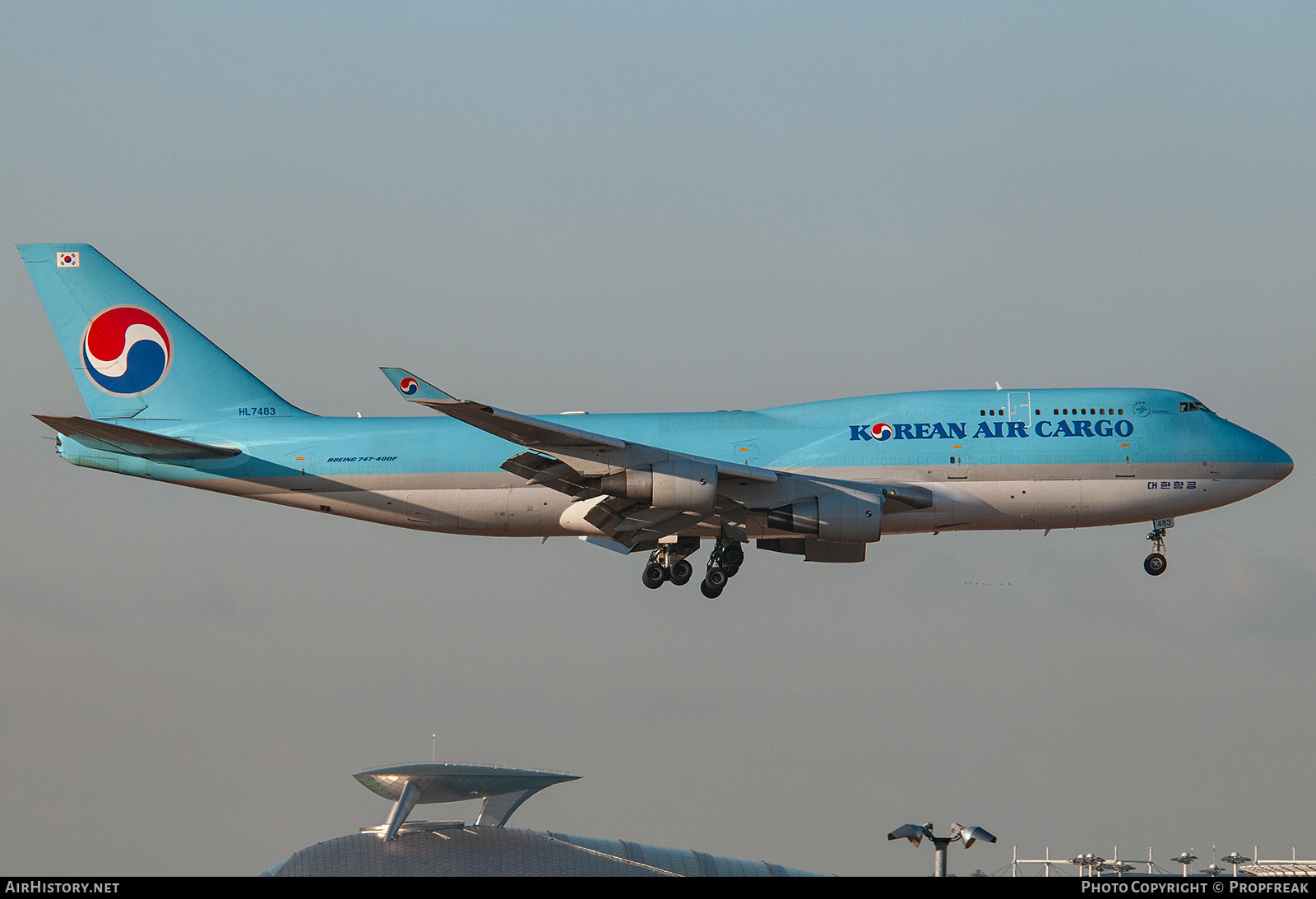 Aircraft Photo of HL7483 | Boeing 747-4B5 | Korean Air Cargo | AirHistory.net #579461